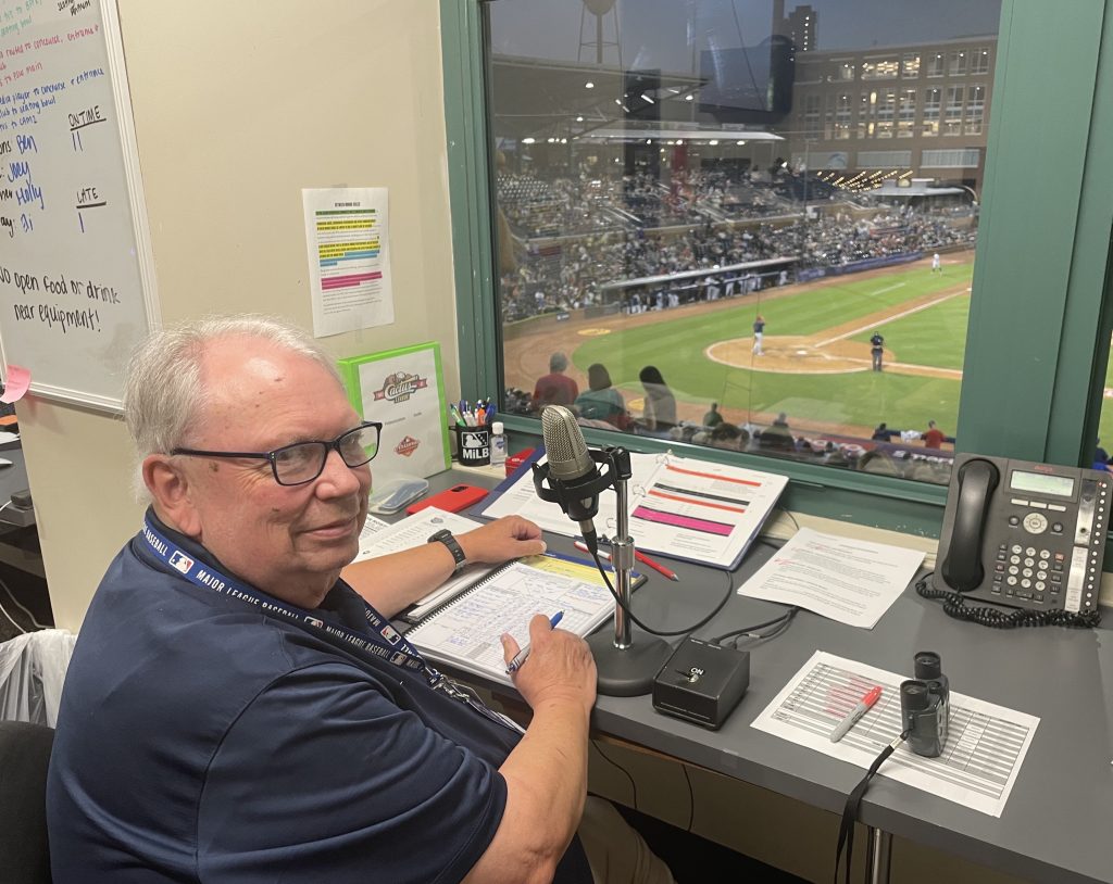 Tony Riggsbee is "the voice of the Durham Bulls"