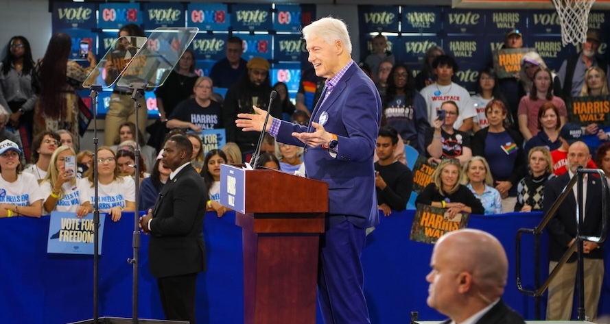 Bill Clinton in Durham