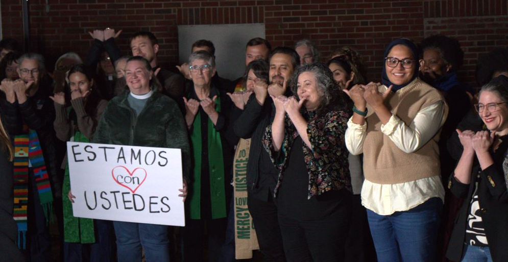 At a news conference, Durham officials spoke out against the federal immigration enforcement action.