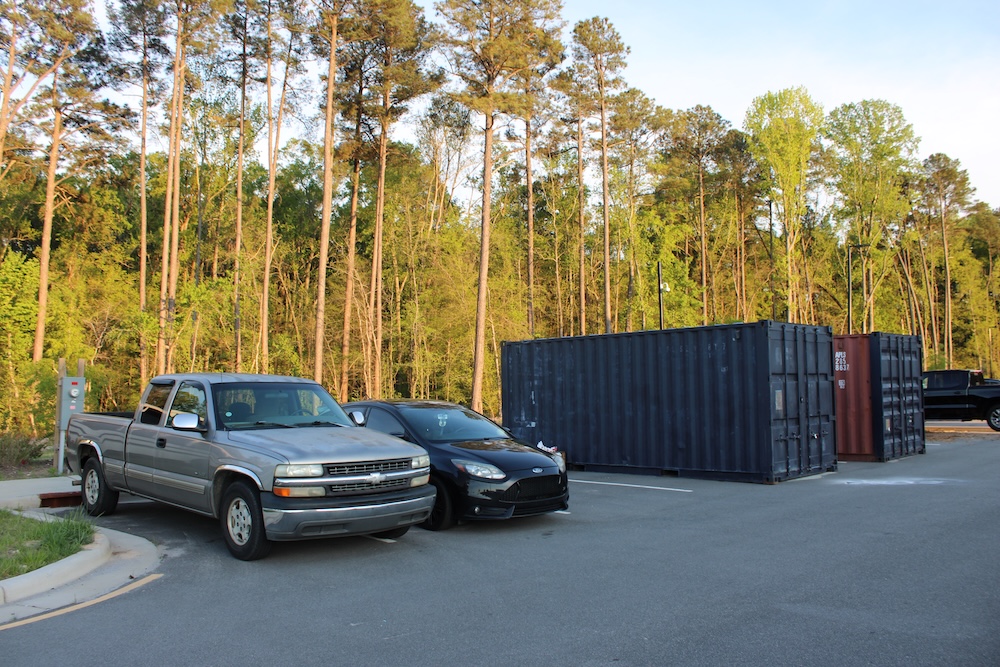 equipment storage at Northern