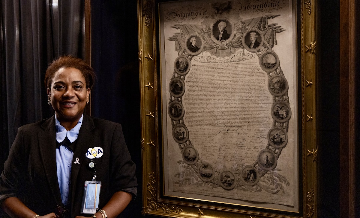 Security guard Veronica Williams